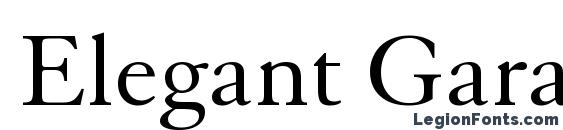 Elegant Garamond BT Font