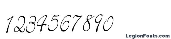 Elegant Font, Number Fonts
