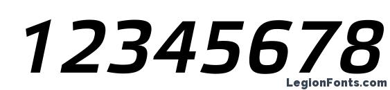 Elektra Medium Pro Italic Font, Number Fonts