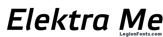 Elektra Medium Pro Italic font, free Elektra Medium Pro Italic font, preview Elektra Medium Pro Italic font