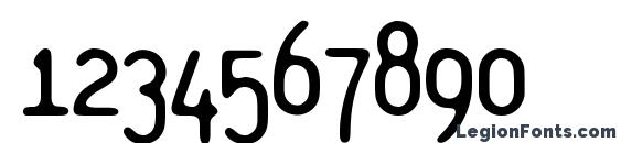 Element Font, Number Fonts