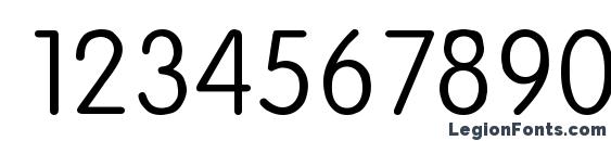 Elementary SF Font, Number Fonts