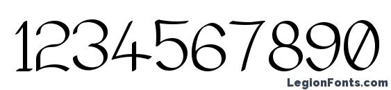 Elfar Normal G98 Font, Number Fonts