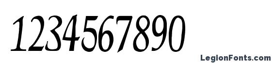 ElGar Cn Font, Number Fonts