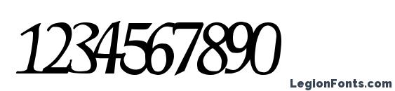 Elgarrett regular Font, Number Fonts