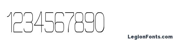 Elgethy Condensed Font, Number Fonts
