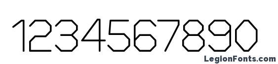 Elgethy Square Upper Font, Number Fonts