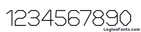 Elgethy Square Font, Number Fonts