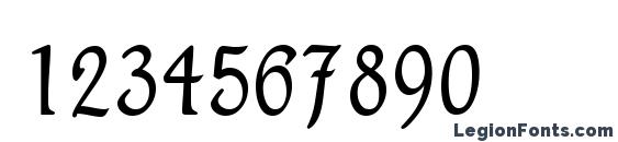 Elicitssk bold Font, Number Fonts