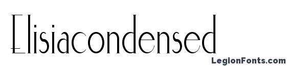 Elisiacondensed font, free Elisiacondensed font, preview Elisiacondensed font
