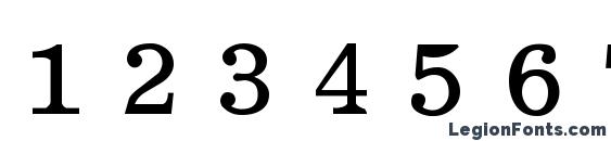 Elite bold Font, Number Fonts