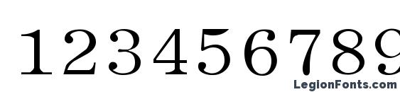 Elite regular Font, Number Fonts