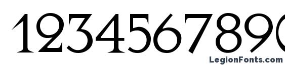 Eliza Regular Font, Number Fonts