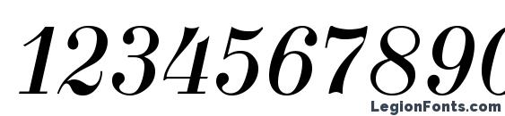 Elizabethc italic Font, Number Fonts