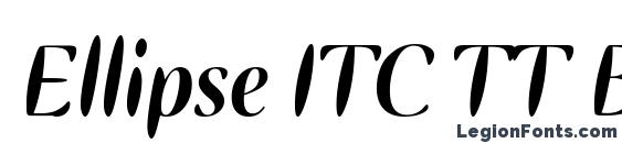 Шрифт Ellipse ITC TT Bold Italic