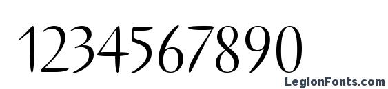 Ellipse ITC TT Font, Number Fonts