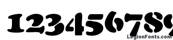 Ellis Font, Number Fonts