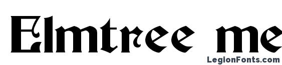 Elmtree medium font, free Elmtree medium font, preview Elmtree medium font