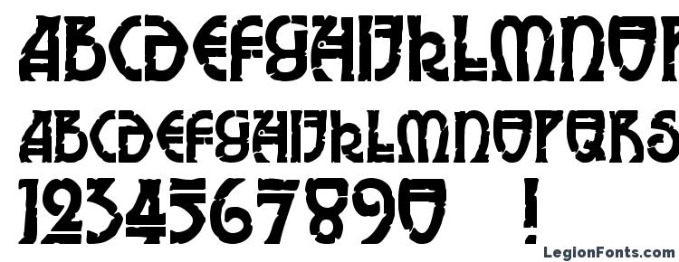 glyphs Elric font, сharacters Elric font, symbols Elric font, character map Elric font, preview Elric font, abc Elric font, Elric font