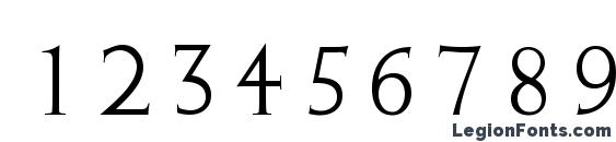 Elspeth Font, Number Fonts