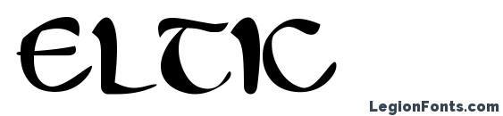 Eltic font, free Eltic font, preview Eltic font