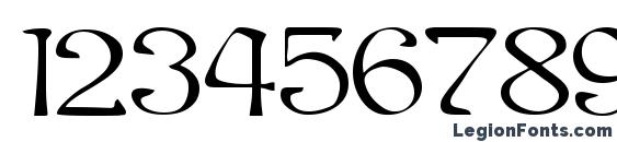 Elves Normal Font, Number Fonts