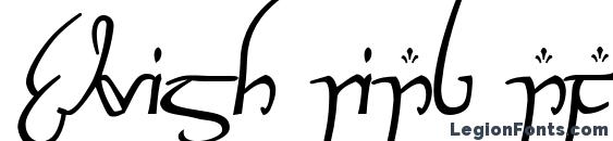 Elvish ring nfi font, free Elvish ring nfi font, preview Elvish ring nfi font