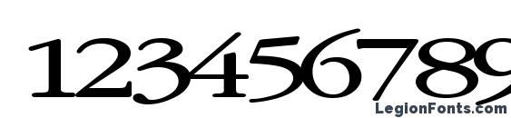 Elvissaxhorn45 bold Font, Number Fonts