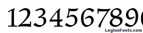 Шрифт Elysium Book Plain, Шрифты для цифр и чисел