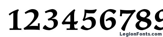 Elysium Medium Plain Font, Number Fonts