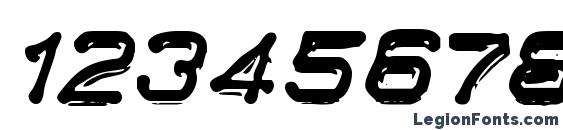 Embosst2 Font, Number Fonts