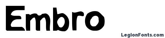 Embro font, free Embro font, preview Embro font