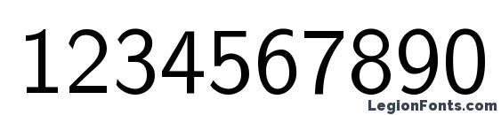 Emil Regular Font, Number Fonts