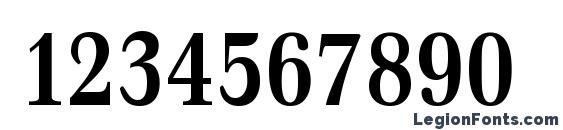 Emona Cond Bold Font, Number Fonts