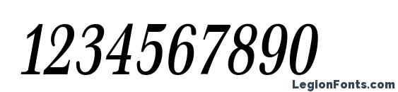 Шрифт Emona Cond Italic, Шрифты для цифр и чисел