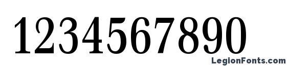 Emona Cond Font, Number Fonts