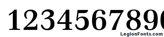 Emona SemiBold Font, Number Fonts