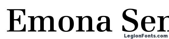 Emona SemiBold font, free Emona SemiBold font, preview Emona SemiBold font