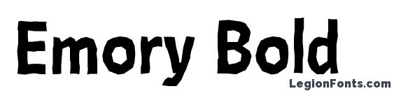 шрифт Emory Bold, бесплатный шрифт Emory Bold, предварительный просмотр шрифта Emory Bold