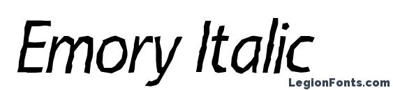 Emory Italic Font