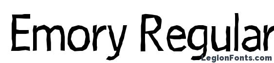 Emory Regular font, free Emory Regular font, preview Emory Regular font