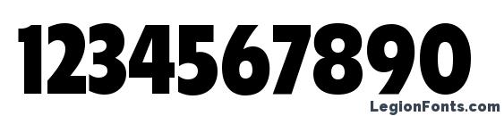 Emphasis black condensed ssi bold condensed Font, Number Fonts