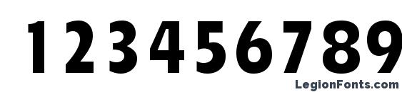 Emphasiscondssk bold Font, Number Fonts