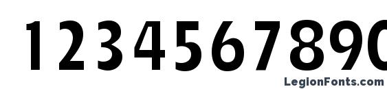 Emphasiscondssk regular Font, Number Fonts