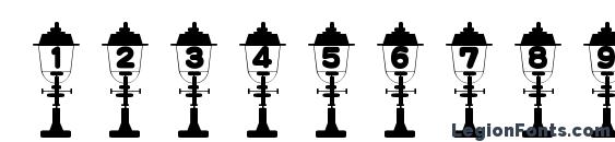 Empireoflights Font, Number Fonts