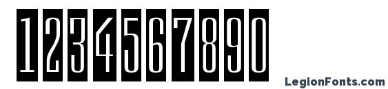 Empirialcmfsh regular Font, Number Fonts