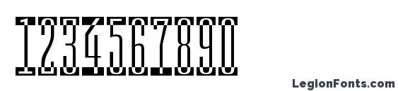 Empirialcmsp regular Font, Number Fonts