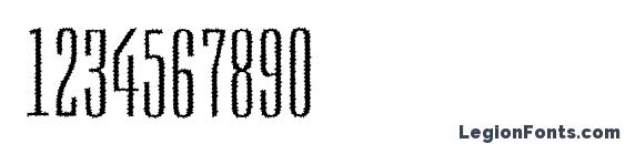Empirialrg regular Font, Number Fonts