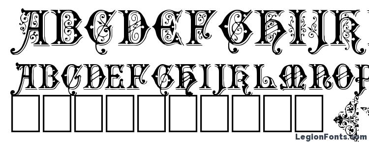 глифы шрифта EmporiumCapitals, символы шрифта EmporiumCapitals, символьная карта шрифта EmporiumCapitals, предварительный просмотр шрифта EmporiumCapitals, алфавит шрифта EmporiumCapitals, шрифт EmporiumCapitals