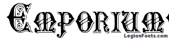 шрифт EmporiumCapitals, бесплатный шрифт EmporiumCapitals, предварительный просмотр шрифта EmporiumCapitals